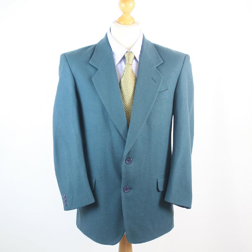 Fosters Mens Green Suit Jacket 36 Chest (Regular)