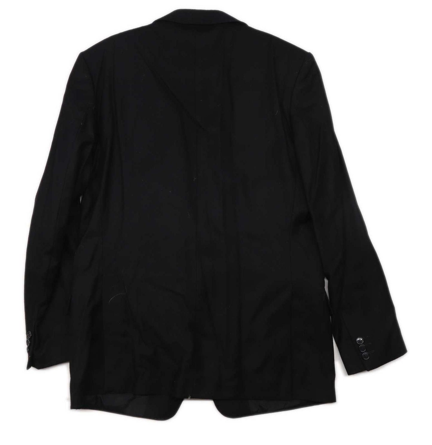 Moss Bros Mens Wool Black Suit Jacket 40 Chest (Regular)