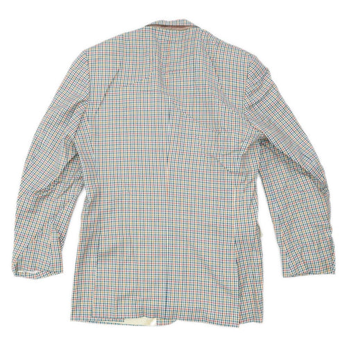 Norton & Wilson Mens Check Multi-Coloured Suit Jacket 40 Chest (Regular)