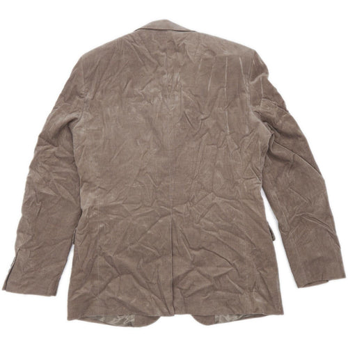 H&M Mens Corduroy Beige Suit Jacket 40 Chest (Regular)