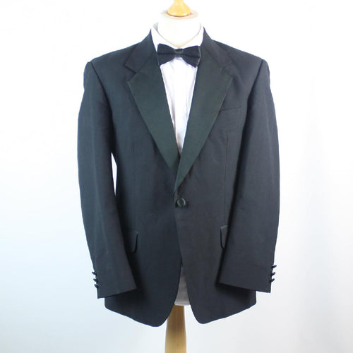 NT International Mens Black Dinner Jacket 40 Chest (Regular)