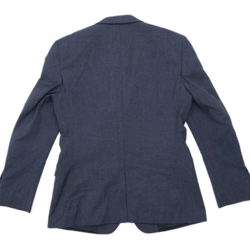 Topman Mens Grey Suit Jacket 38 Chest (Short)