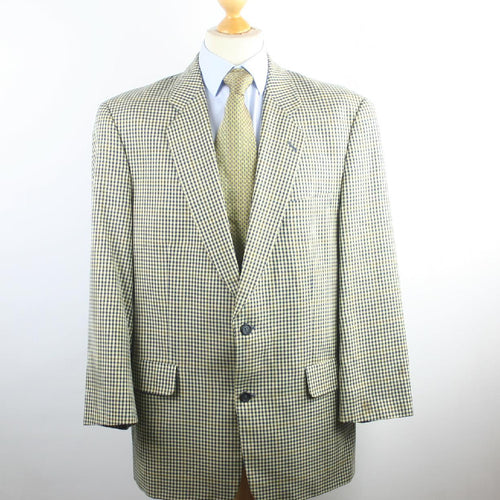 Desch Mens Grey Textured Wool Blend Suit Jacket 40 Chest (Short)