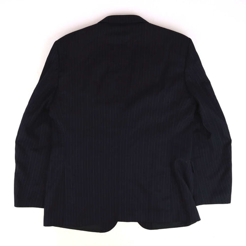 Mr Harry Mens Blue Striped Suit Jacket 40 Chest (Regular)