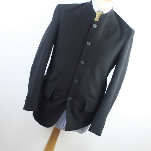 Hans Kelven Mens Black Suit Jacket 36 Chest (Regular)