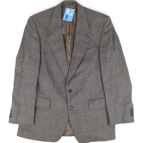 The British Tailor Mens Grey Suit Jacket 40 Chest (Regular)