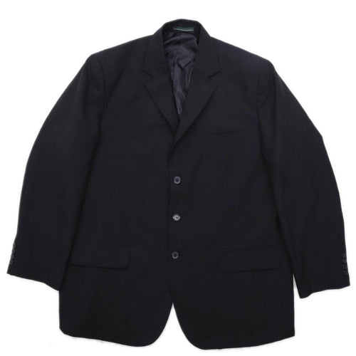 Mansize Mens Black Suit Jacket 48 Chest (Short)