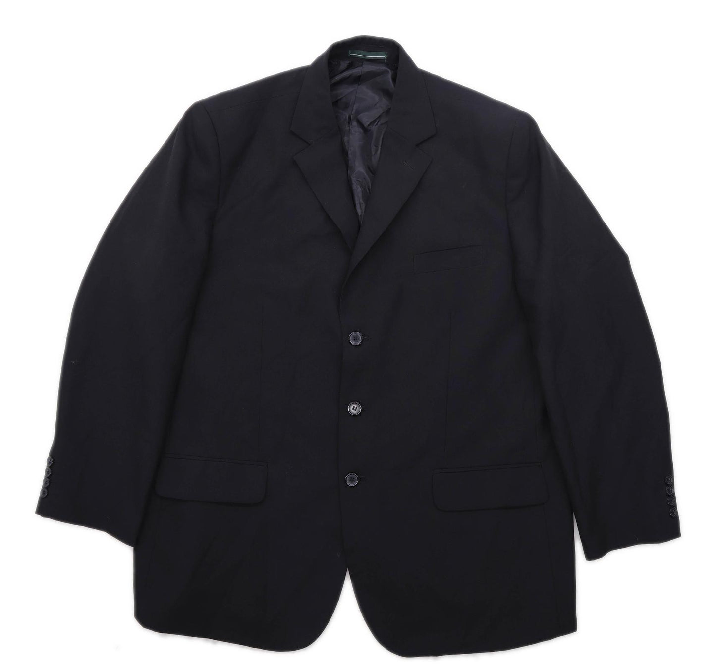 Mansize Mens Black Suit Jacket 48 Chest (Short)