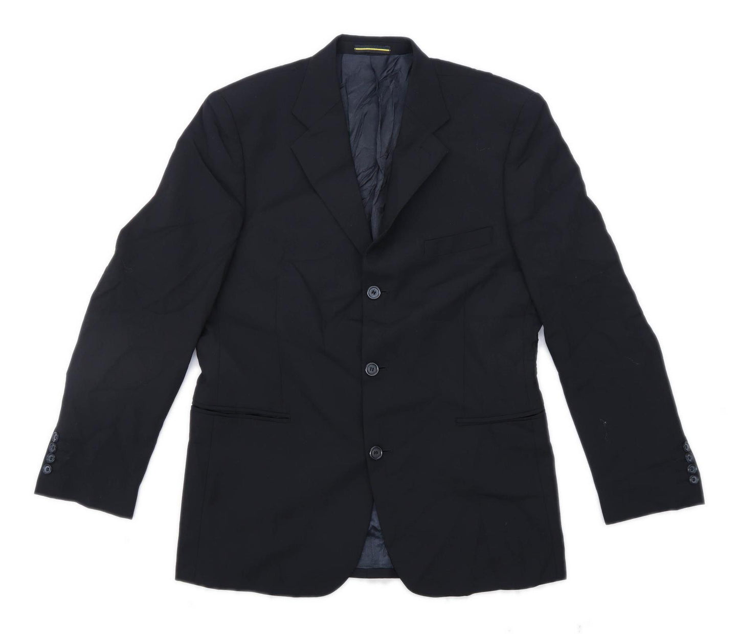 Batistini Mens Wool Blend Black Suit Jacket 40 Chest (Regular)