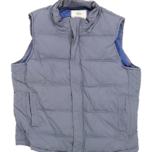 River Island Mens Size XL Grey Gilet