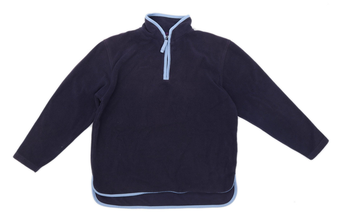 Henbury Mens Size XS Fleece Blue Jacket