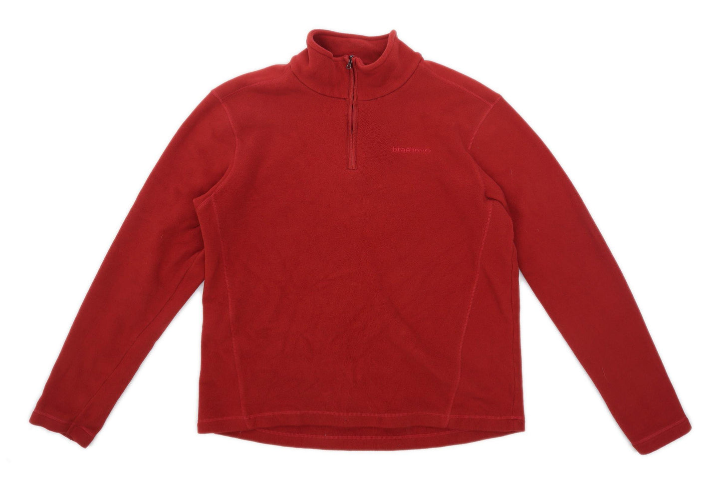 Brasher Mens Size L Fleece Red Jacket