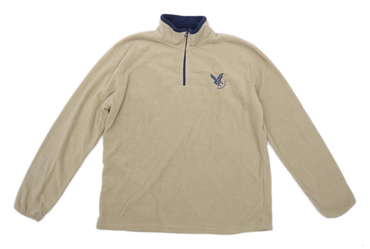 Atlas Mens Size L Fleece Beige Jacket