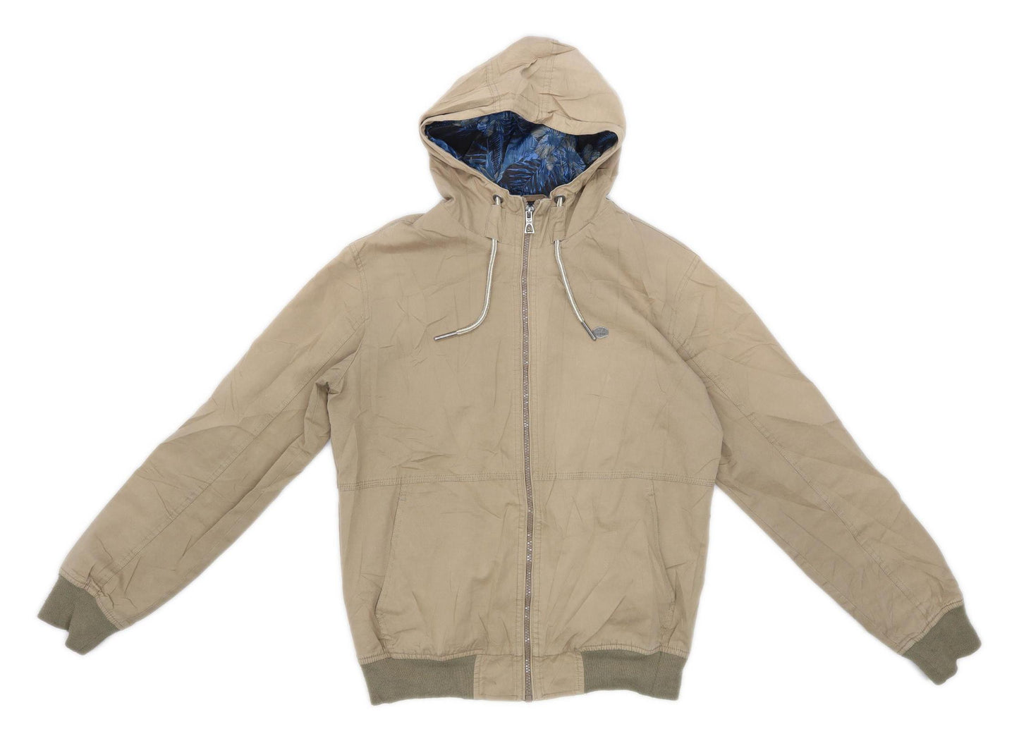 Threadbare Mens Size S Cotton Blend Beige Jacket
