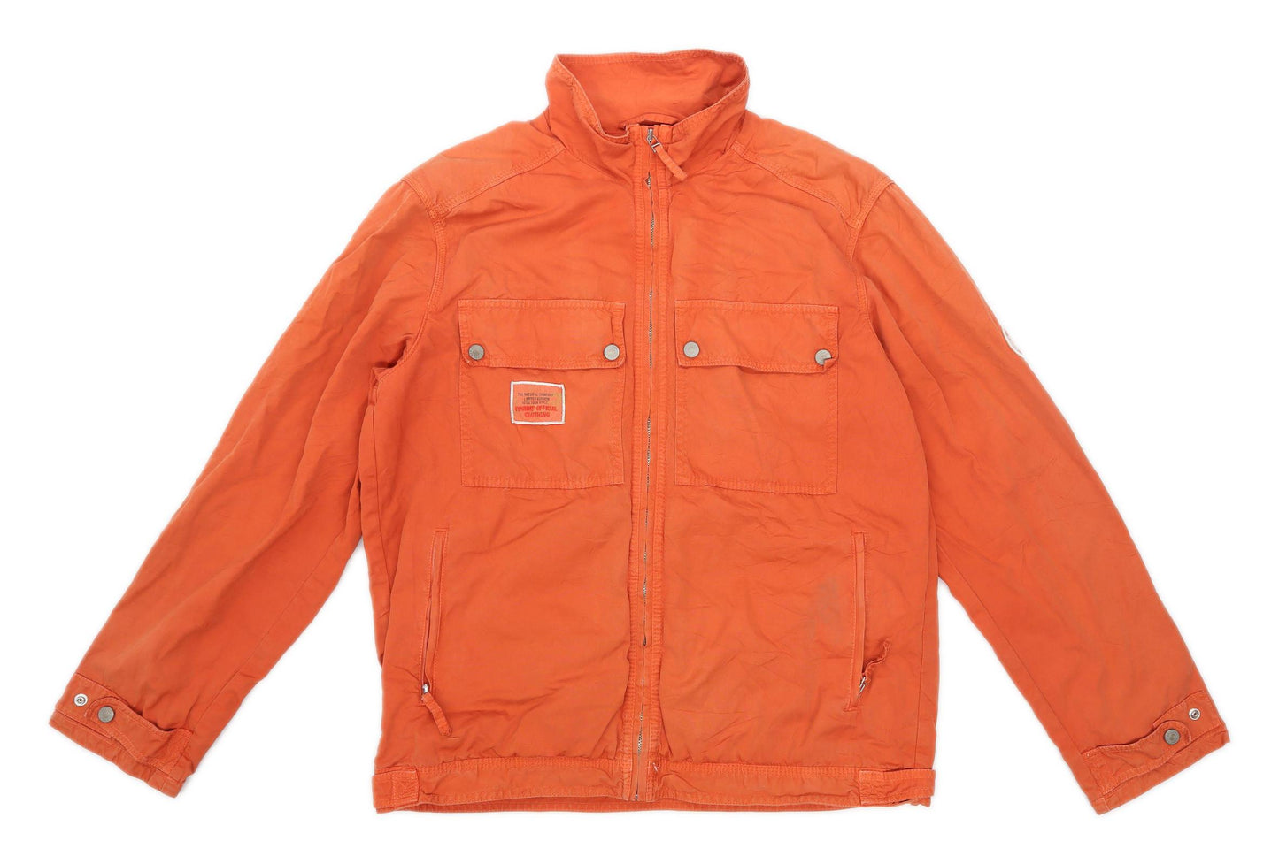 Rosner Mens Size M Cotton Orange Jacket