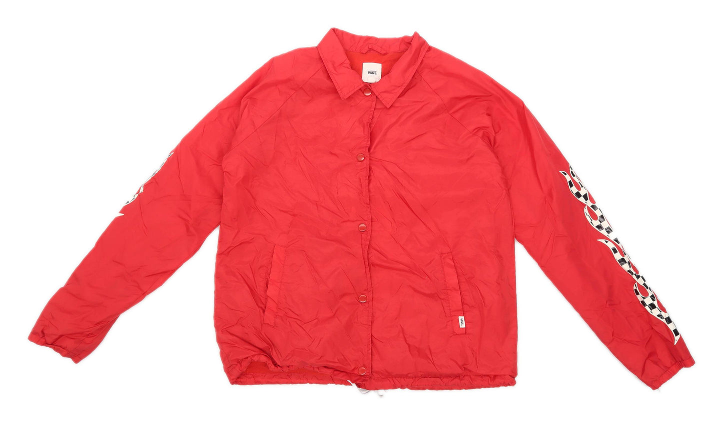Vans Mens Size M Red Jacket