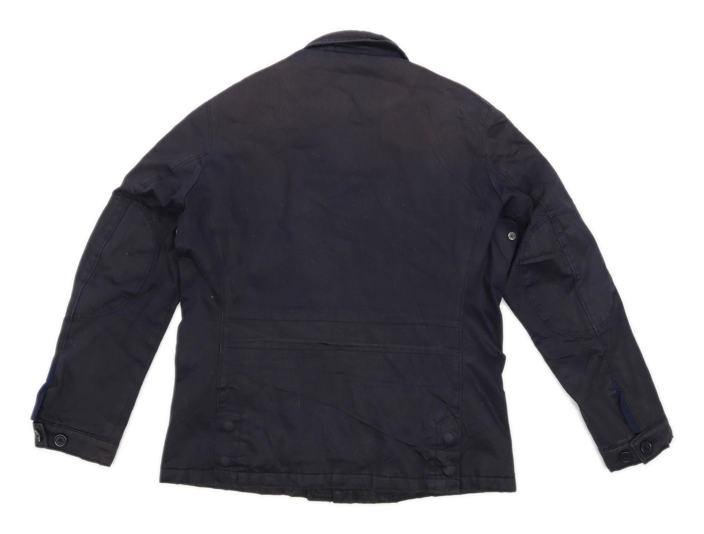 Nigel Hall Mens Size M Cotton Blend Blue Jacket