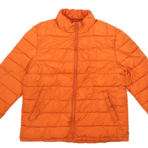 ACW 85 Mens Size XL Orange Puffer Jacket
