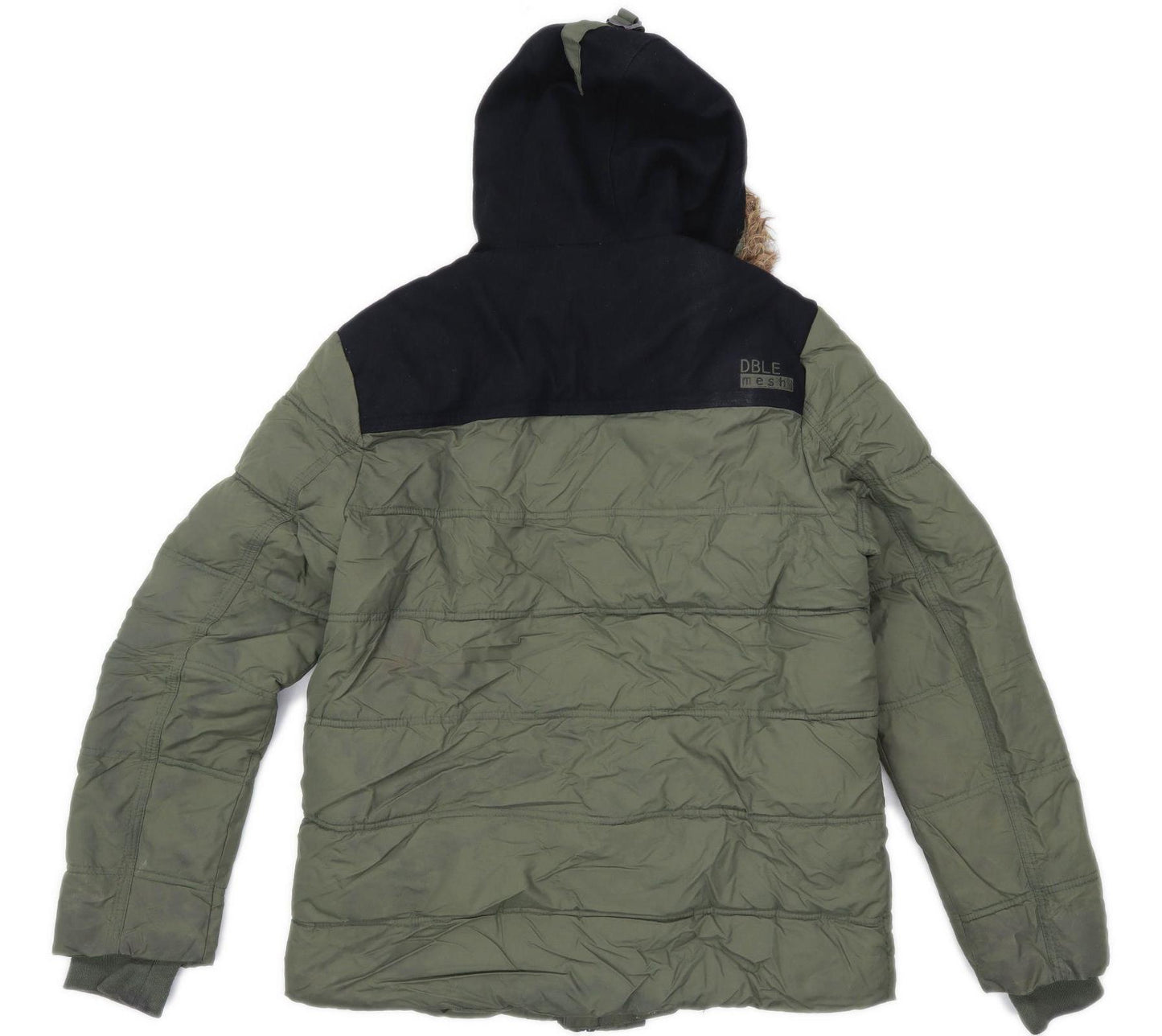 DBLE Mesh Mens Size M Green Parka