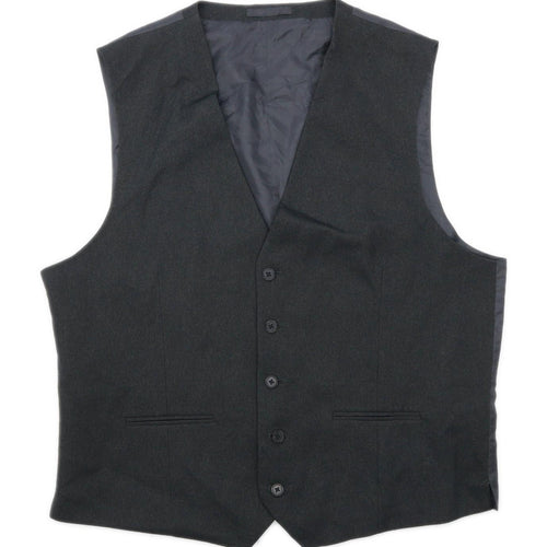 Greenwoods Mens Size 42 Grey Waistcoat