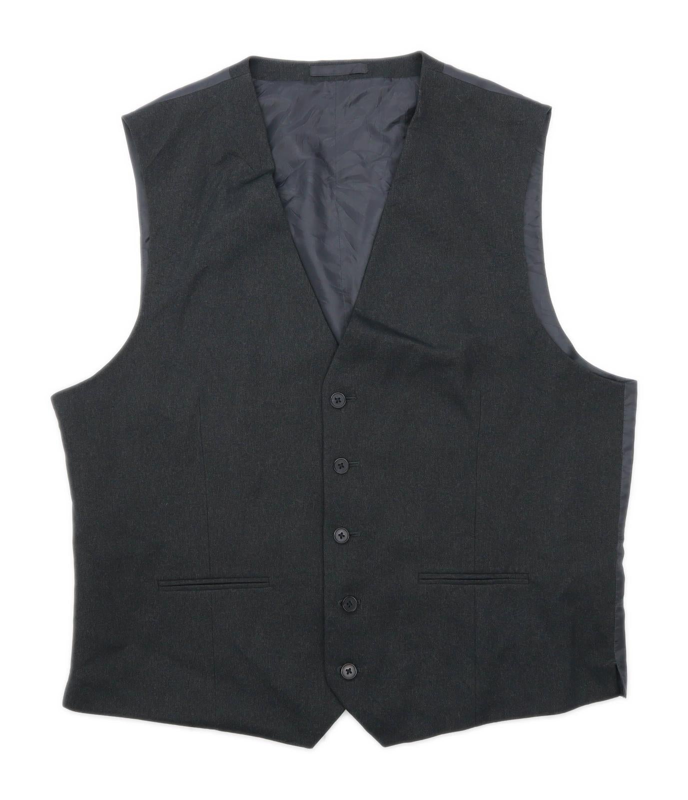 Greenwoods Mens Size 42 Grey Waistcoat