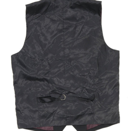 Primark Mens Size M Black Waistcoat