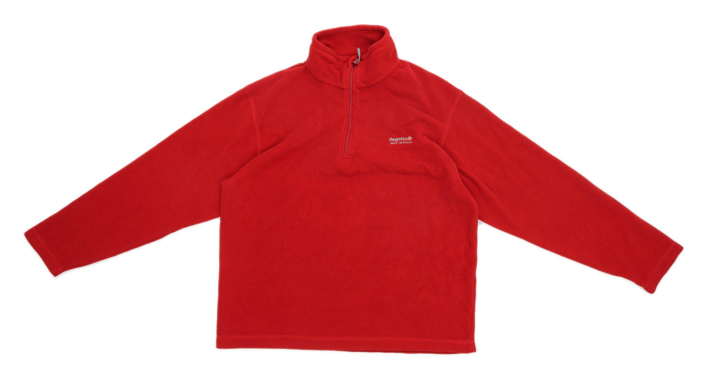 Regatta Mens Size L Fleece Red Jacket