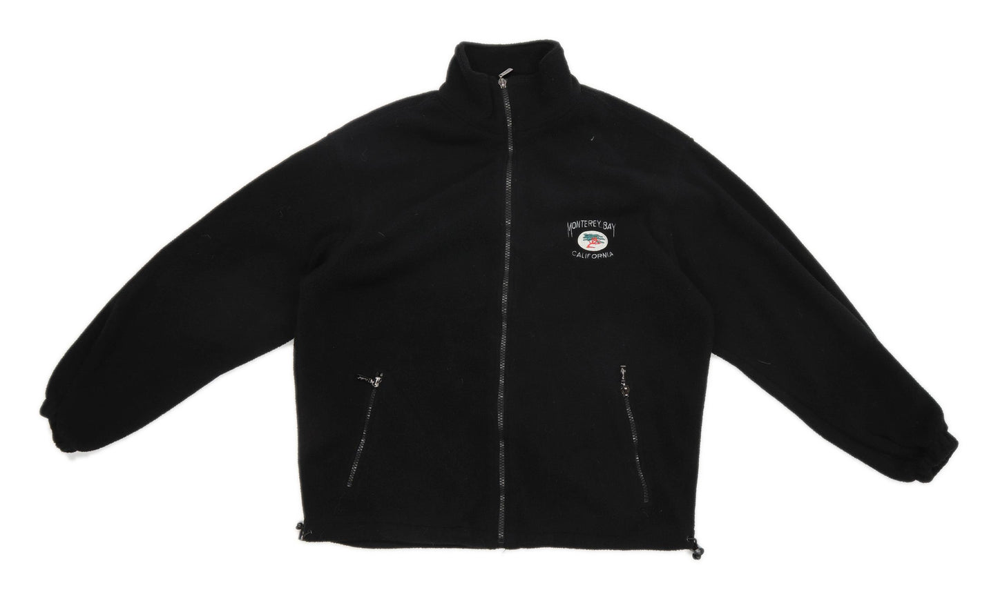 Pac Blue Mens Size S Fleece Black Jacket