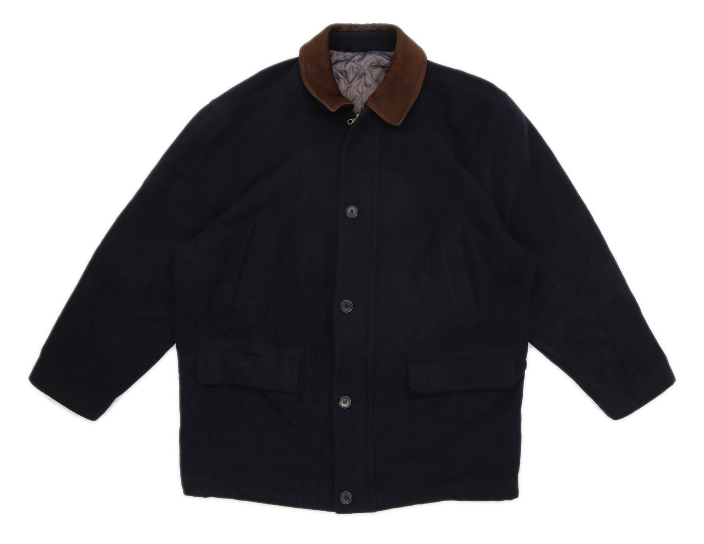 Principles Mens Size M Wool Blend Blue Jacket