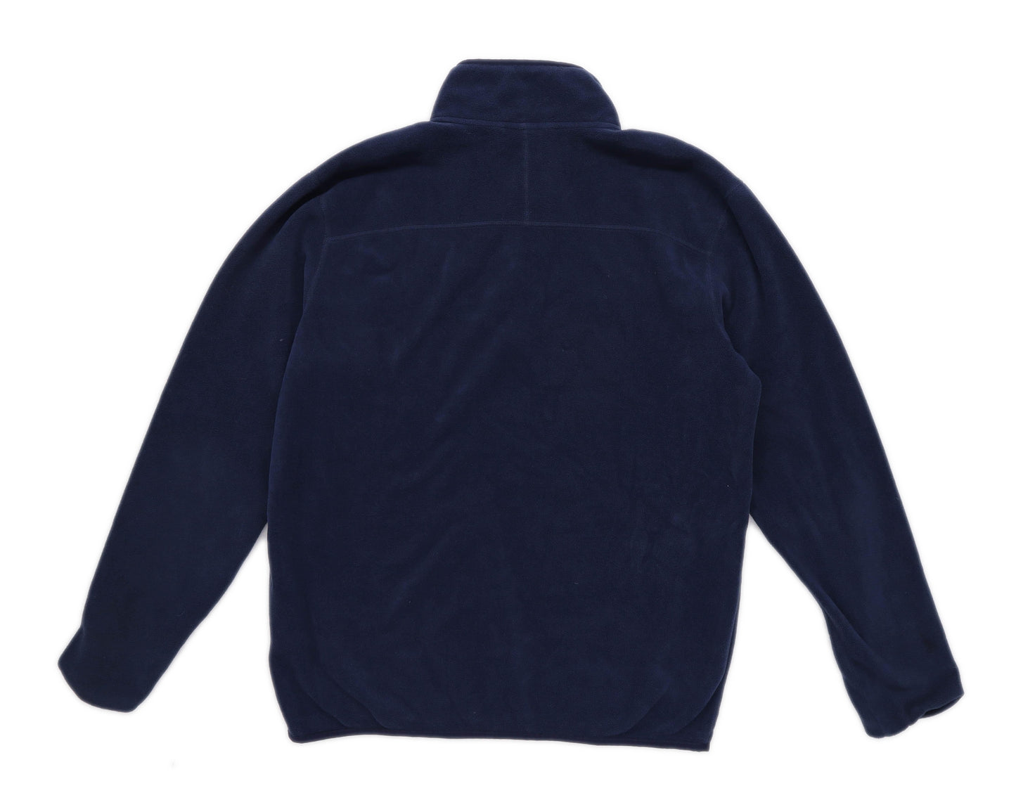 North Face Mens Size L Fleece Blue Jacket