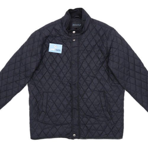 Avenue Mens Size XL Black Jacket