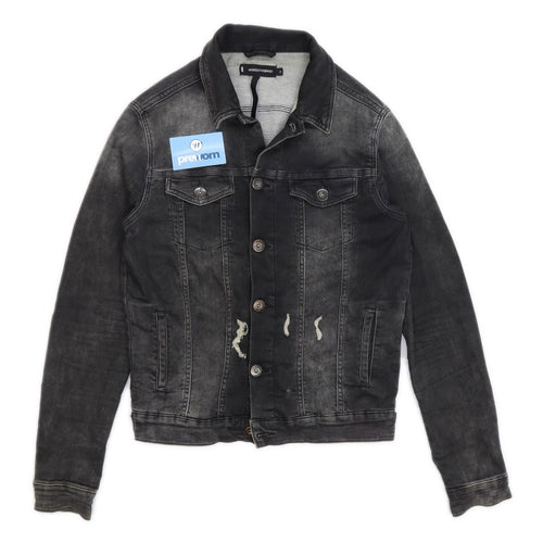 Ashes to DVST Mens Size S Denim Black Jacket