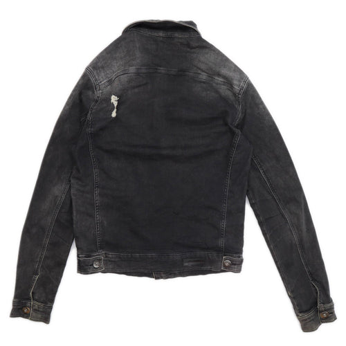 Ashes to DVST Mens Size S Denim Black Jacket