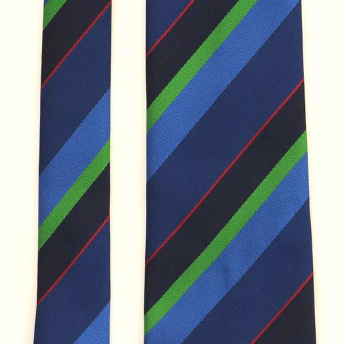 Britannic Assurance Tie Rack Mens Blue Cricket Classic Fit Tie