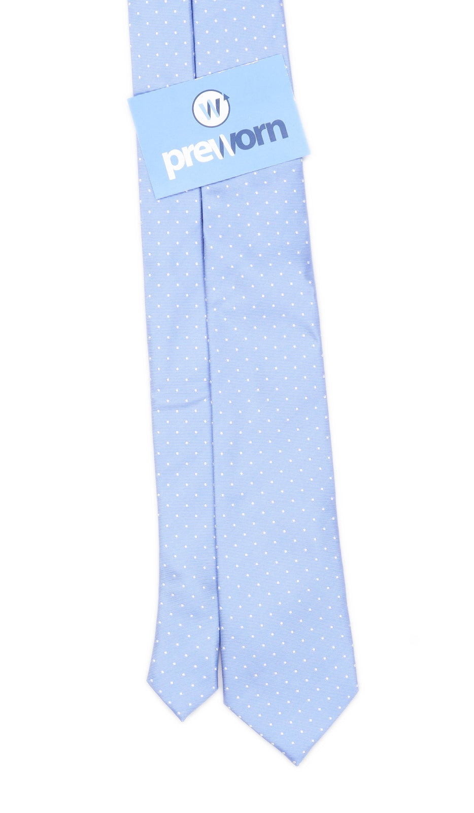 Cedarwood State Mens Blue Spotted 100% Silk Classic Fit Tie