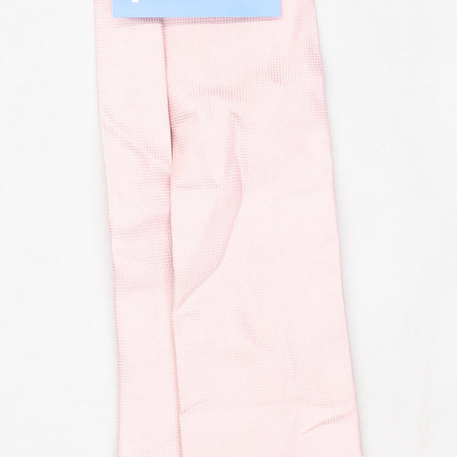 Howick Mens Pink 100% Silk Wide Fit Tie