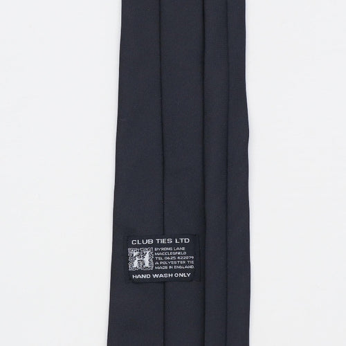 East Lancashire Club Ties Mens Black Crested Classic Fit Tie