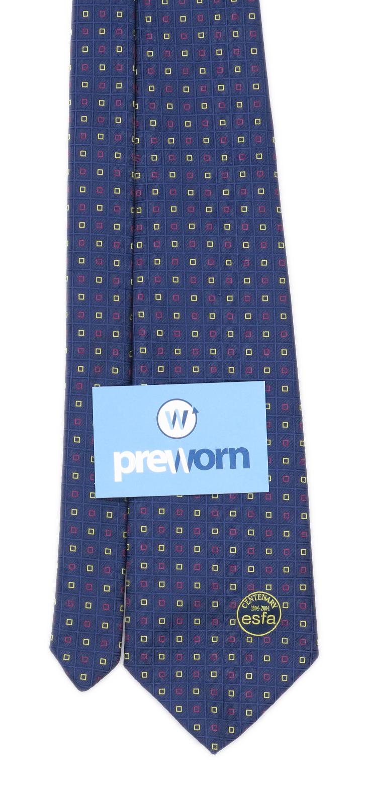 Centenary 1904-2004 Esfa Toye Kenning & Spencer Mens Blue Football Wide Fit Tie