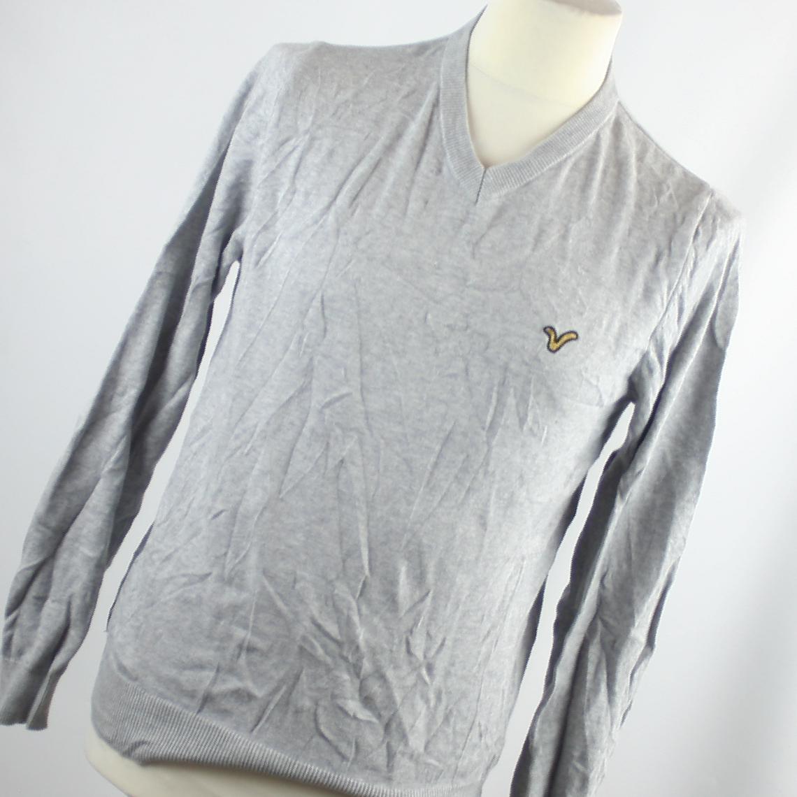 VOI Jeans Grey Cotton Mens Jumper Size M