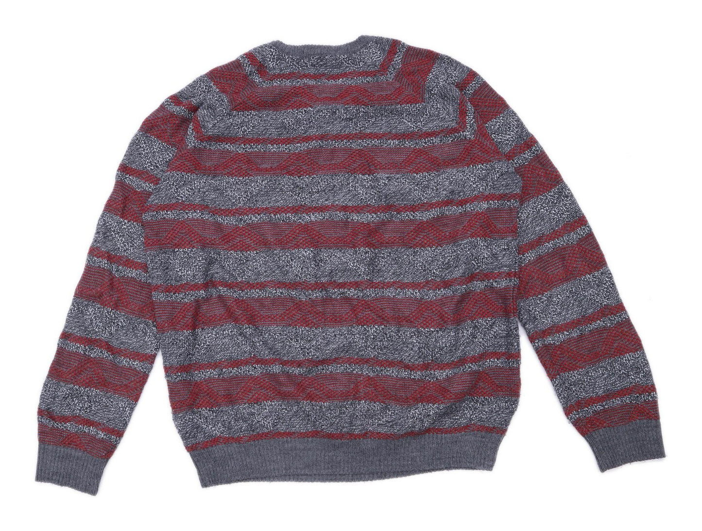 Tango Mens Size XS Striped Red Jumper