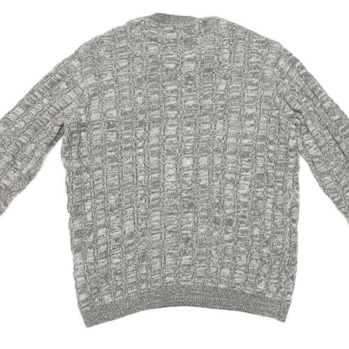 Stag & Hart Mens Size M Grey Jumper
