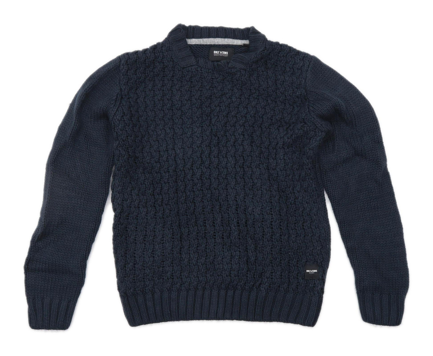 Only Mens Size M Blue Jumper