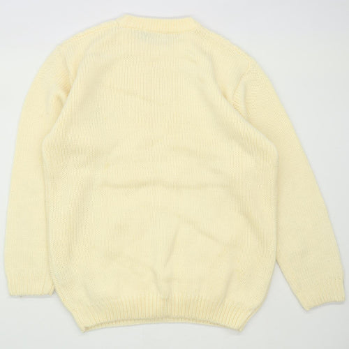 Hunter Scott Mens Size S-M Cream Jumper