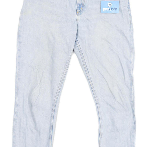 Monki Mens Blue Denim Jeans Size W32/L29