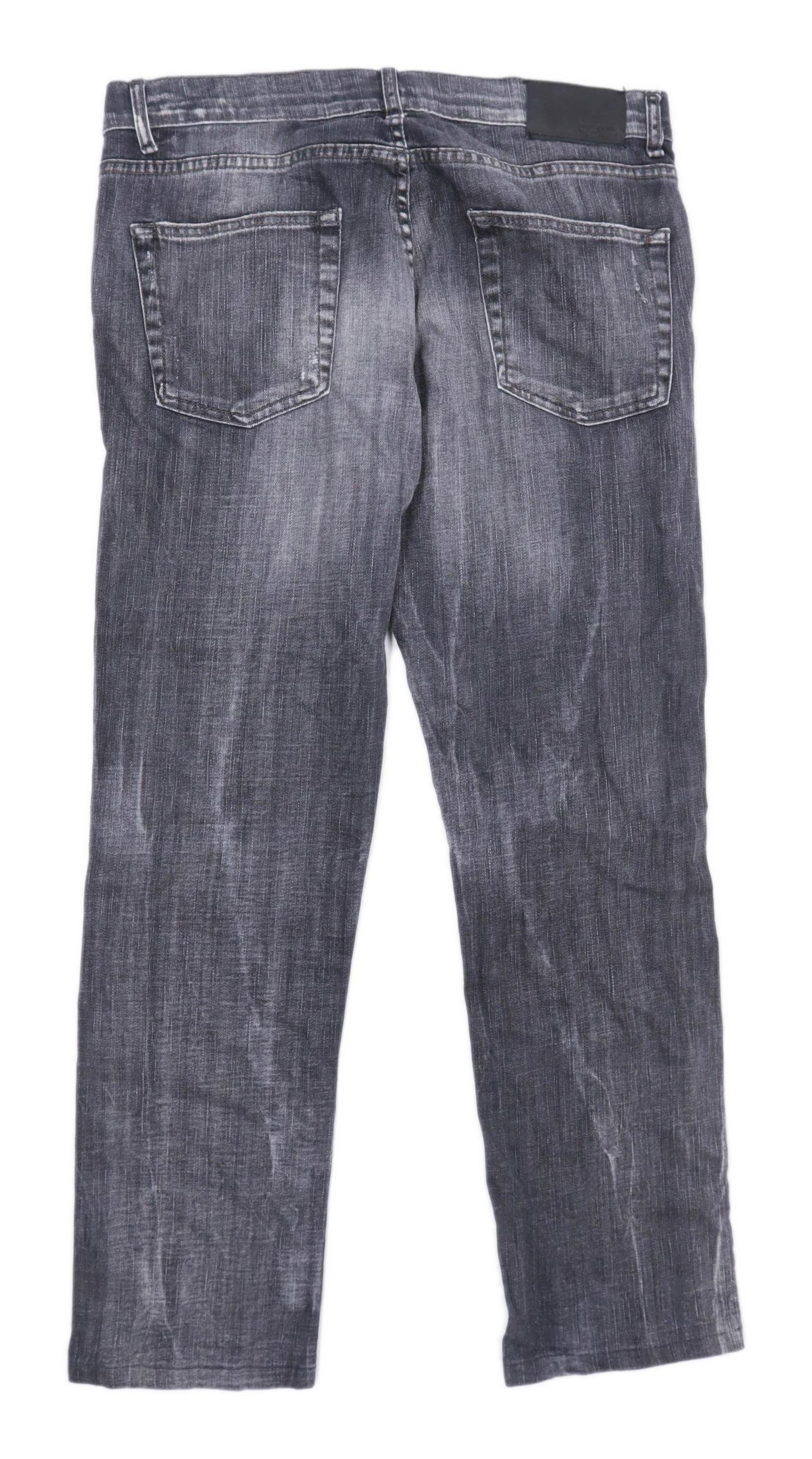 Zara Mens Grey Denim Jeans Size W32/L30