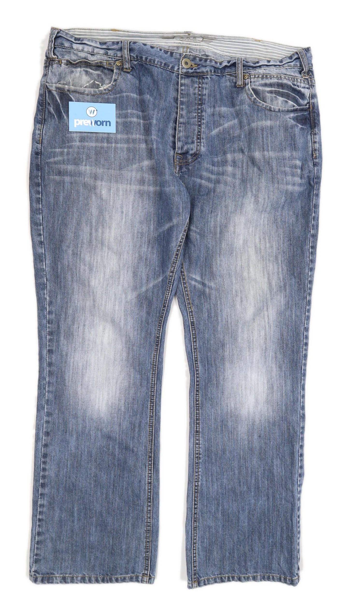 Good Souls Mens Blue Denim Jeans Size W40/L30
