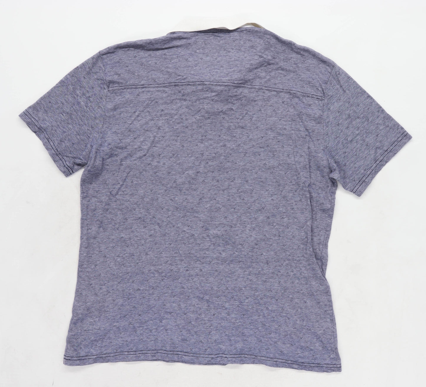 Firetrap Mens Size 2XL Cotton Blue Top