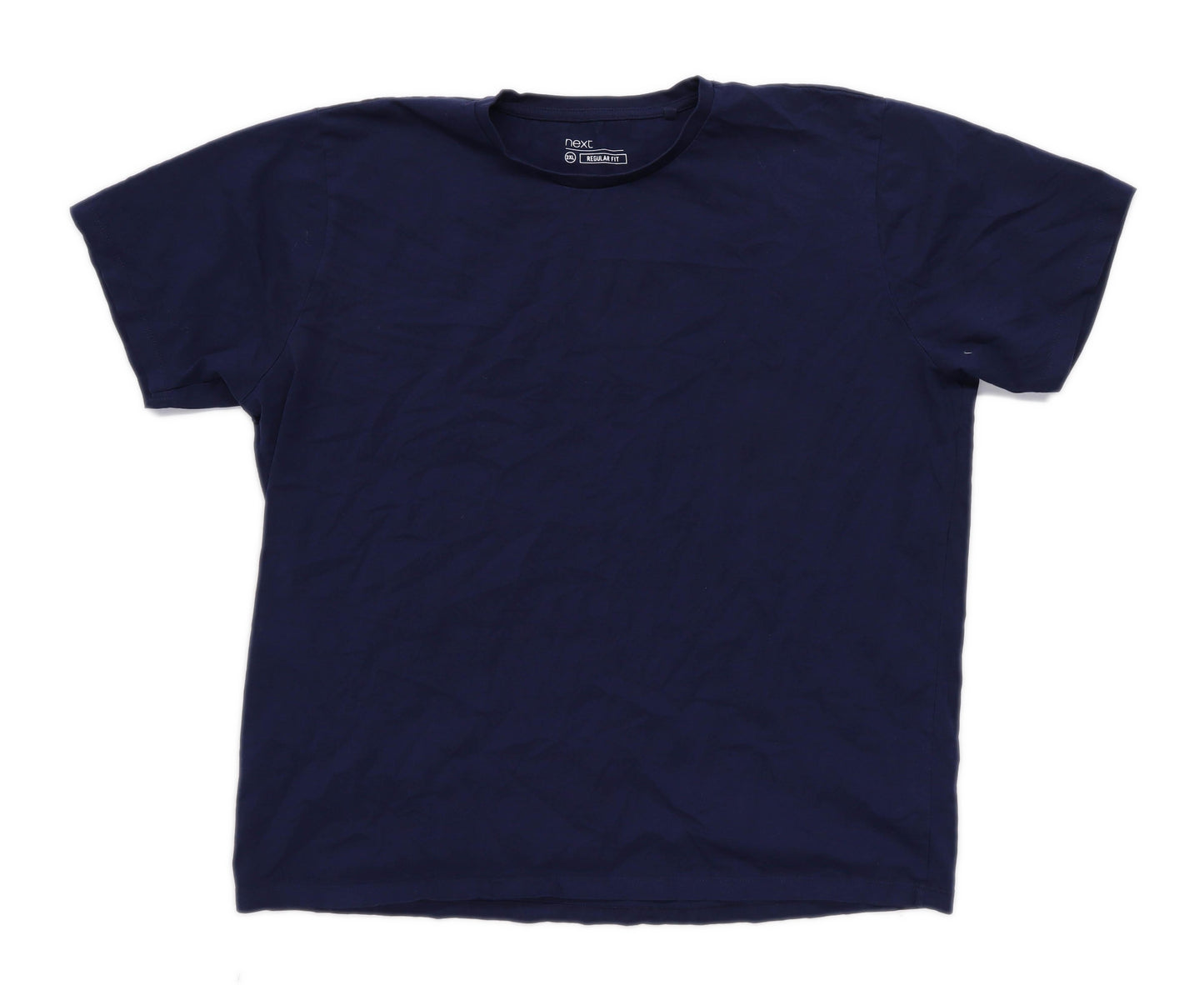 Next Mens Size 2XL Cotton Blue Top