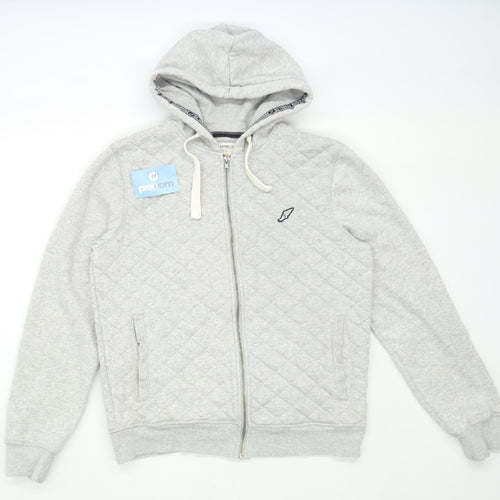 Brookhaven Mens Size M Grey Hoodie