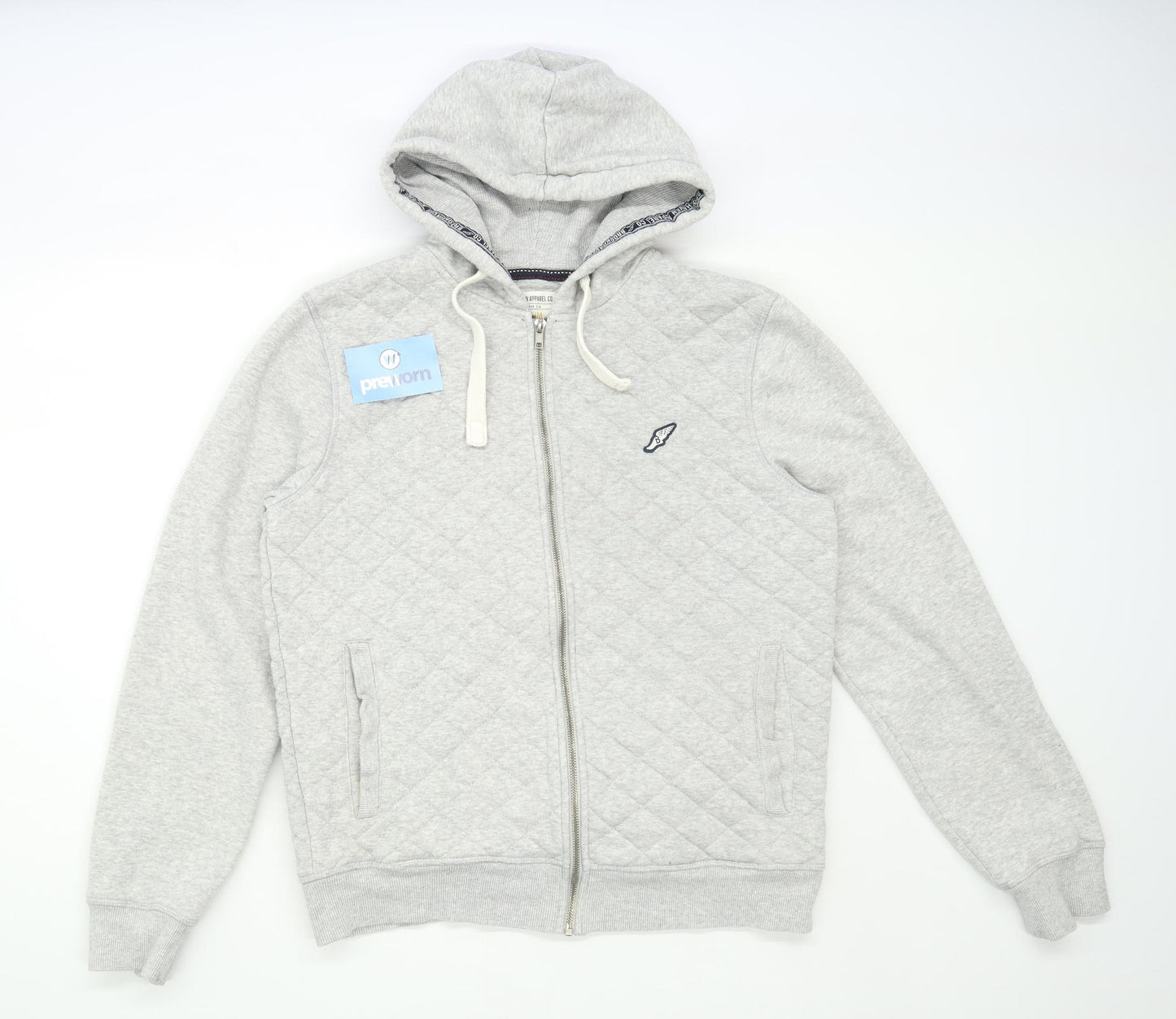 Brookhaven Mens Size M Grey Hoodie